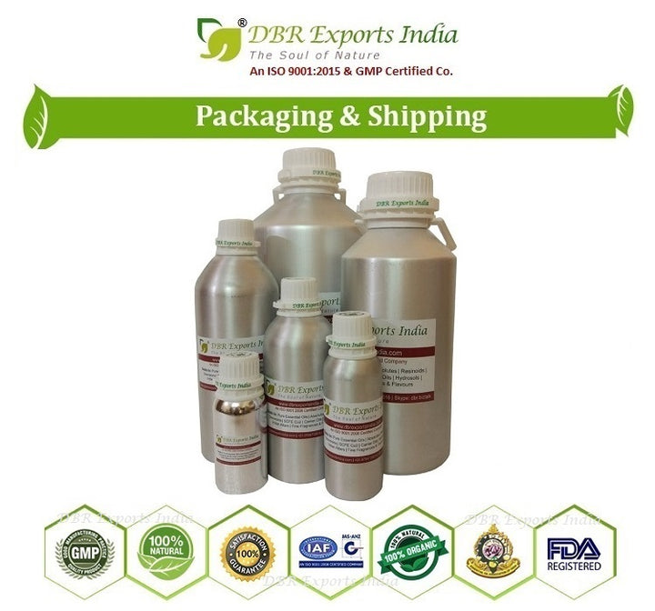 Essential Oils packaging at DBR Exports India