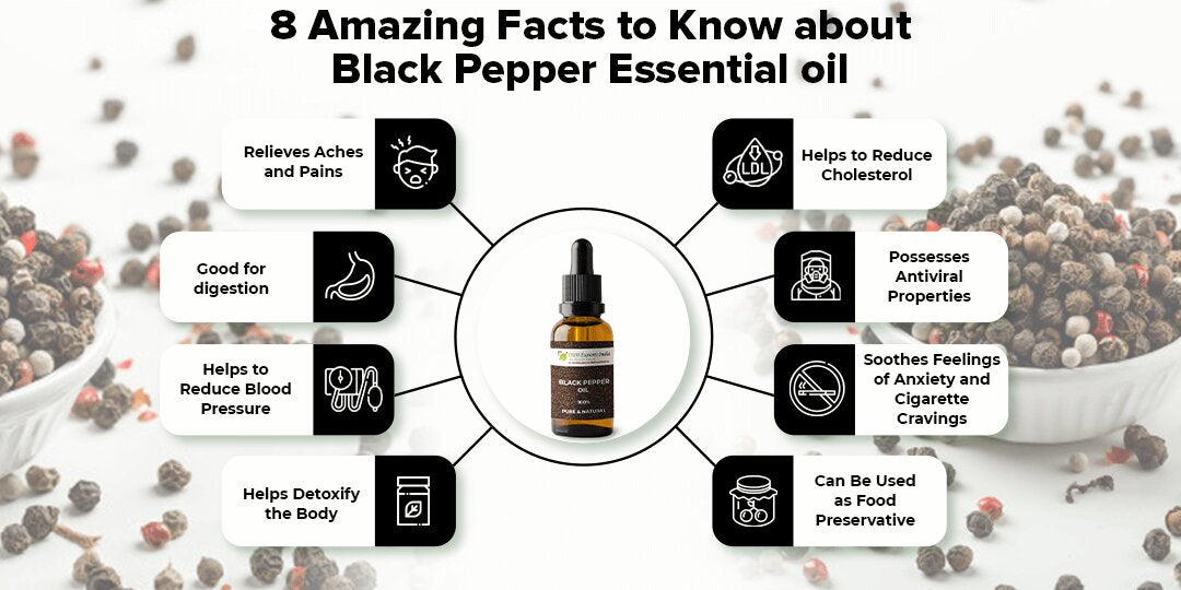 Best Health Benefits of Black Pepper essential oil: 8 Amazing Benefits to Know