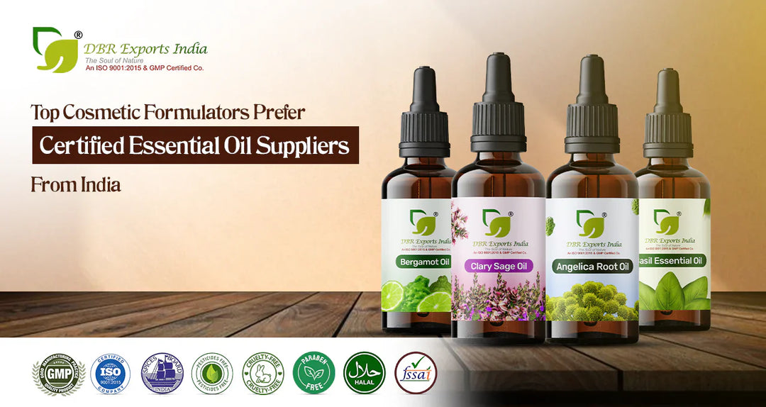 Why Top Cosmetic Formulators Prefer Certified Essential Oil Suppliers from India: Key Insights