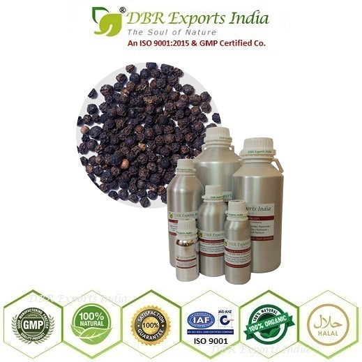 Black Pepper essential Oil steam distilled