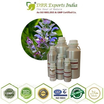 Clary Sage Essential Oil steam distilled_clary sage