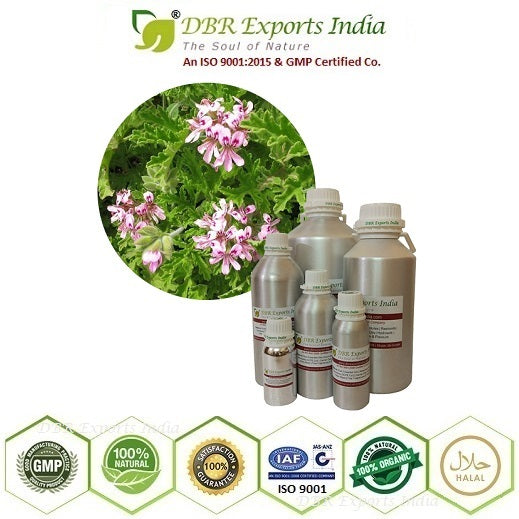 steam distilled Pure Geranium Oil supplier from India