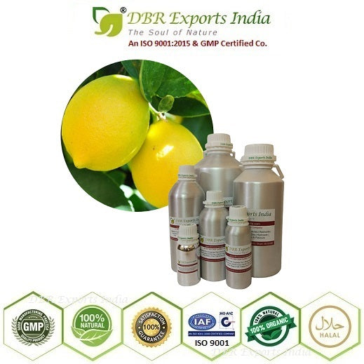 Pure Lemon essential Oil steam distilled