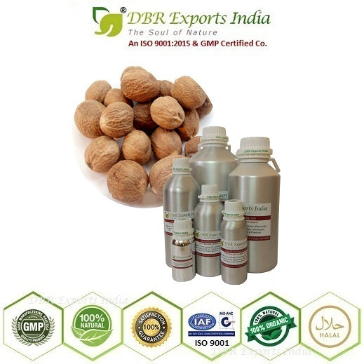 Pure Nutmeg essential Oil steam distilled