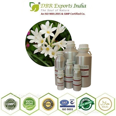 Tuberose Absolute Oil via solvent Extraction